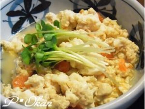 とってもヘルシー（＾＾ｖ豆腐とミンチの生姜炒め